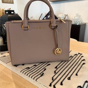 Michael Kors Fawn Kellen Satchel with Gold Accents